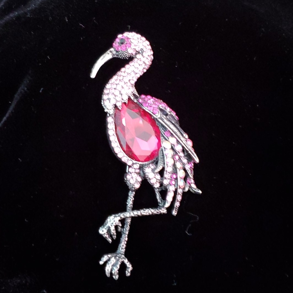 Pink Crystal Flamingo